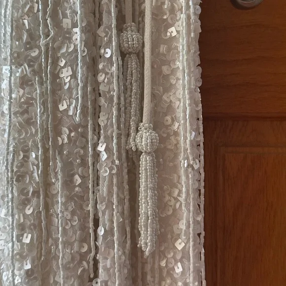 Jovani Beaded Fringe Dress - Picture 15 of 16